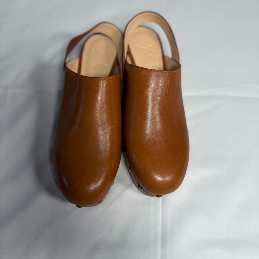 J Crew Convertible Leather Clogs, size 7.5. - Picture 3 of 7